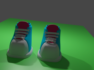 Low poly sneaker 3D Model