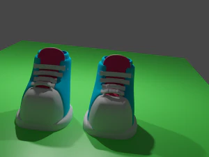 Low poly sneaker 3D Model