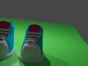 Low poly sneaker 3D Model