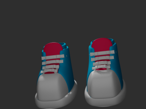 Low poly sneaker 3D Model