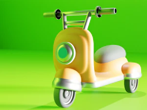 Motocicleta Modelo 3D