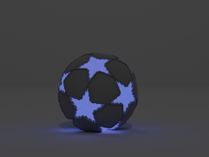 Champions league ball Model 3D