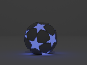 Champions league ball Model 3D