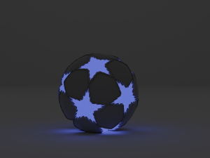 Champions league ball Model 3D