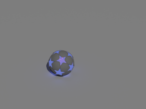 Champions league ball Model 3D