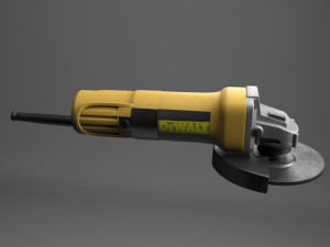 Model DeWalt Low-poly 3D Model