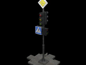 Semaforo Modello 3D