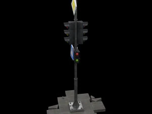 Semaforo Modello 3D