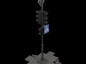 Semaforo Modello 3D
