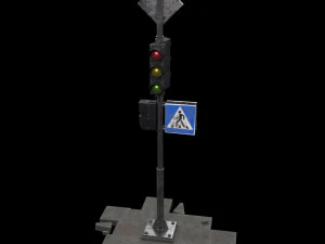 Semaforo Modello 3D