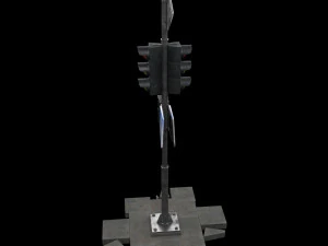 Semaforo Modello 3D