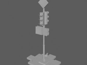Semaforo Modello 3D