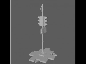 Semaforo Modello 3D