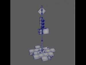 Semaforo Modello 3D