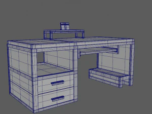 Computer desk model 3D Model