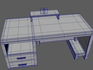 Computer desk model 3D Model