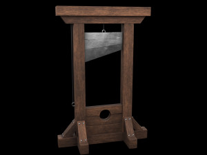 Medieval guillotine 3D Модель