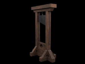 Medieval guillotine 3D 모델