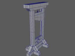 Medieval guillotine 3D 모델