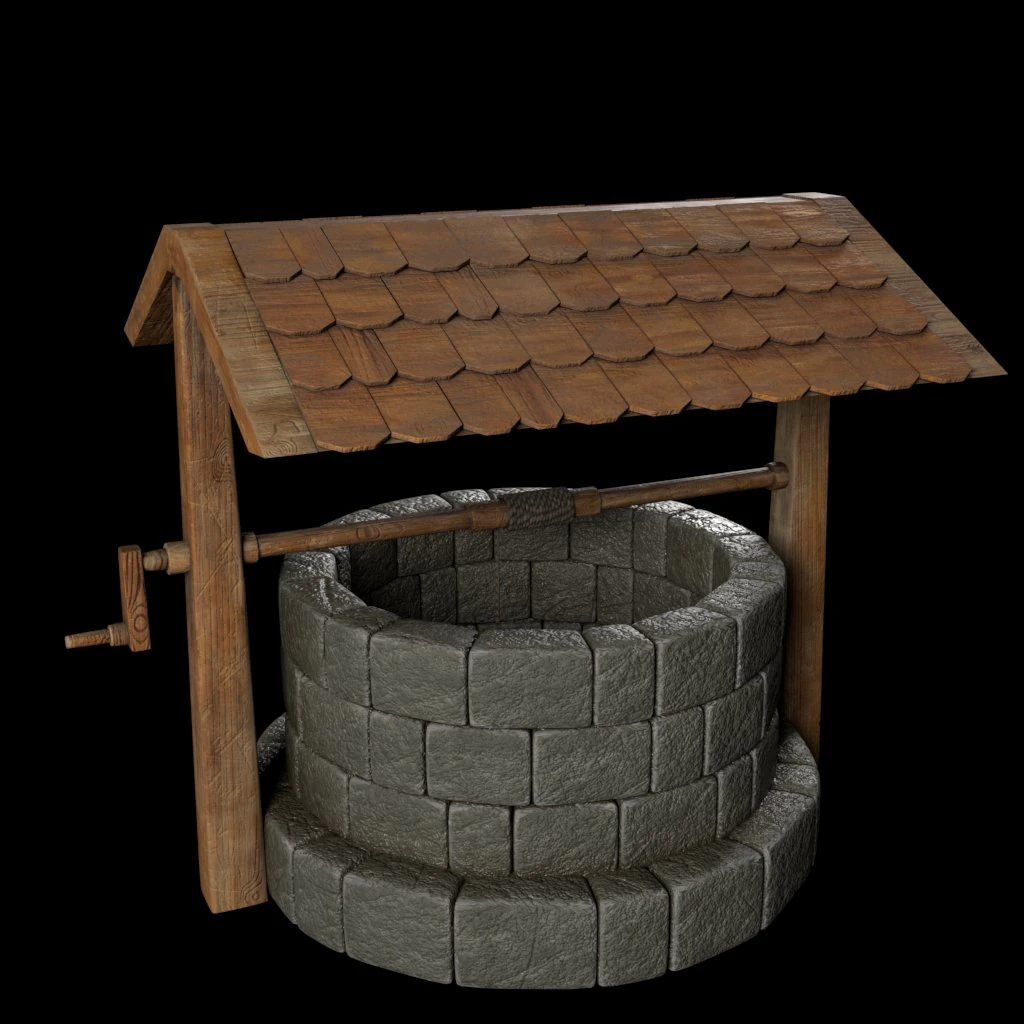 Bene, pbr Modello 3D .c4d .max .obj .3ds .fbx .stl .blend 