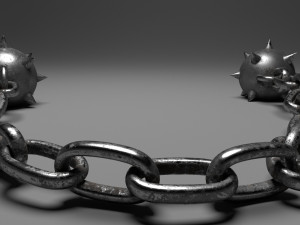 Mace on a chain 3D Model