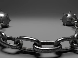 Mace on a chain 3D Model