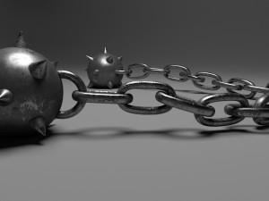 Mace on a chain 3D Model