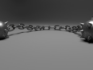 Mace on a chain 3D Model