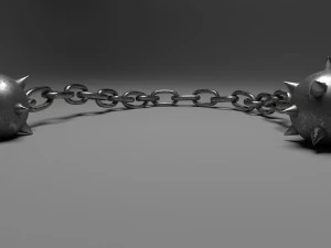 Mace on a chain 3D Model
