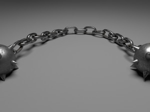 Mace on a chain 3D Model