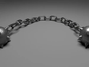 Mace on a chain 3D Model