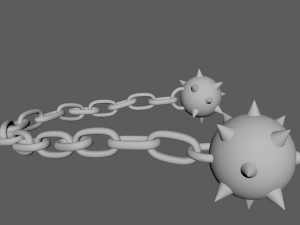 Mace on a chain 3D Model