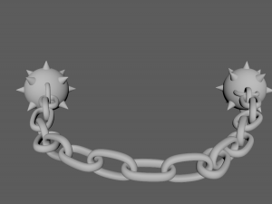 Mace on a chain 3D Model