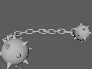 Mace on a chain 3D Model