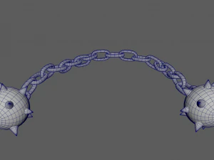 Mace on a chain 3D Model