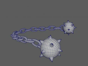 Mace on a chain 3D Model