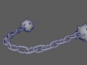 Mace on a chain 3D Model