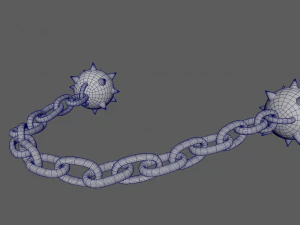 Mace on a chain 3D Model