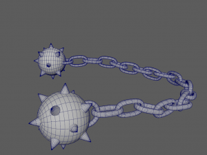 Mace on a chain 3D Model
