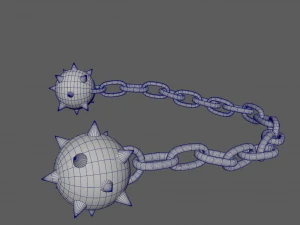Mace on a chain 3D Model