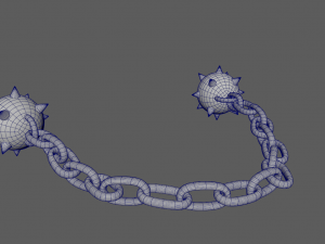 Mace on a chain 3D Model