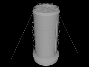 Battle ship Kawachi Miniatures 3D Model