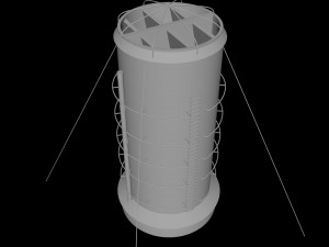 Battle ship Kawachi Miniatures 3D Model