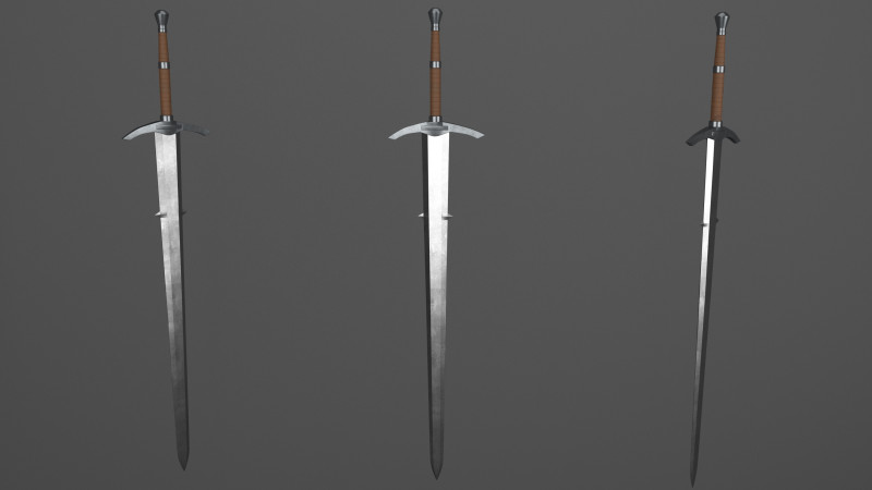 Sword 3Dモデル .c4d .max .obj .3ds .fbx .stl .blend 