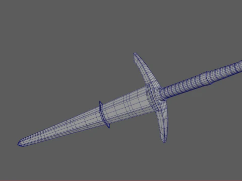 Spada Modello 3D