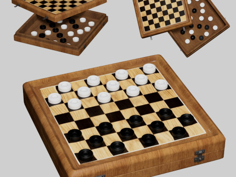 Cheskers 3D Модель