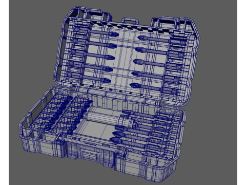 Dewalt FLEX TORQUE SCREWDRIVING BIT SET 25 PIECES 3D Model