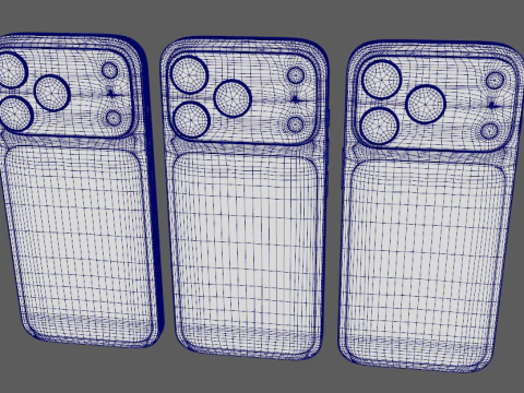 Iphone 17 Pro Max x3 3D Model