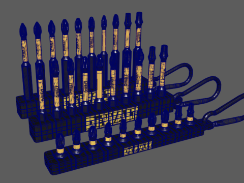 DEWALT Professional Bit Set 2 3D मॉडल