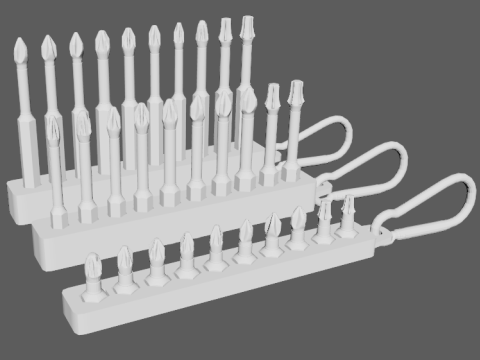 DEWALT Professional Bit Set 2 3D मॉडल